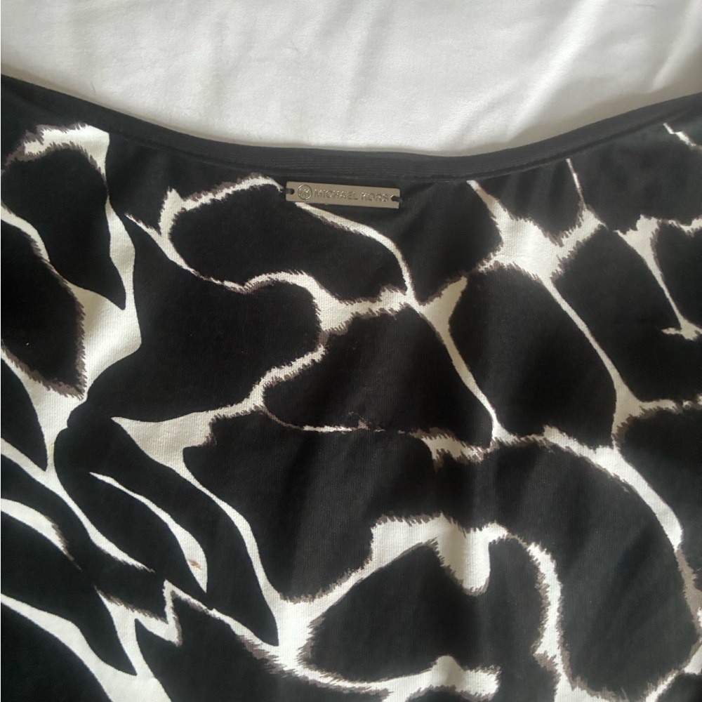 🦓Michael Kors🦓 Hammered Hardware Zebra Print Swim Coverup NWOT Sm - Picture 2 of 4